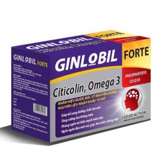 GINLOBIL FORTE tăng cường lưu thông tuần hoàn máu não .
