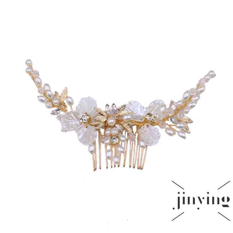 GETNOIVAS Lược cài tóc đính đá thời trang cho cô dâu