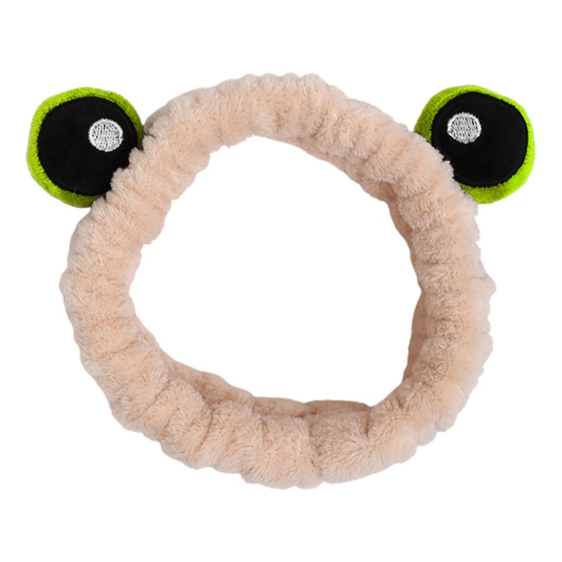 Băng Đô Vải Lông Co Giãn Kiểu Tai Thú Hoạt Hình / Trái Cây Dễ Thương Dùng Khi Rửa Mặt / Trang Điểm