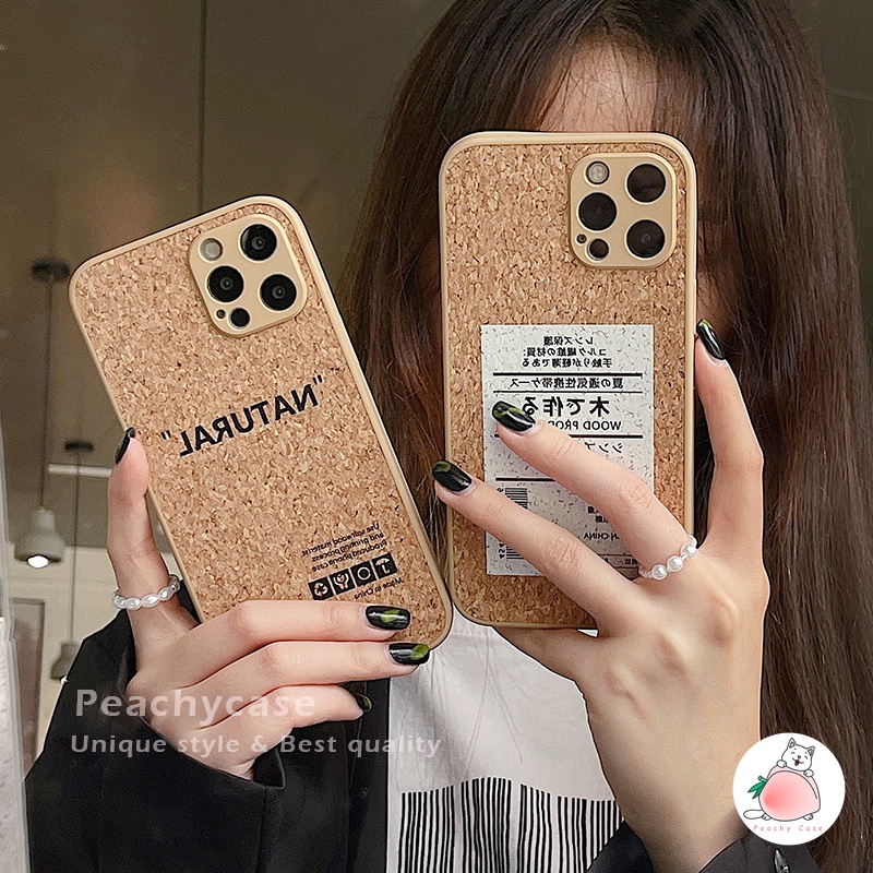 Ốp Điện Thoại Cứng Họa Tiết Vân Gỗ Tự Nhiên Tản Nhiệt Cho iPhone 13 Mini 11 12 Pro Max Xr Xs Max 7 8 Plus 6 12Mini