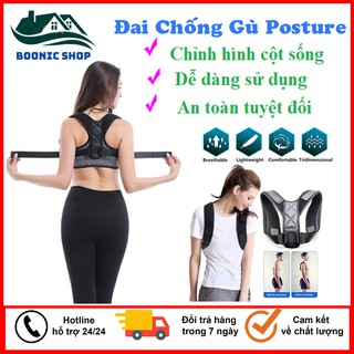 Đai chống gù lưng posture corrector v3, đai lưng chống gù nhật bản, chỉnh hình cột sống, lưng tôm, còm lưng
