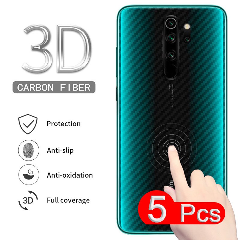 Miếng Dán Lưng Điện Thoại Bằng Sợi Carbon Cho Xiaomi Redmi 9T 9 9C 9A Note 10 9s 8 8A 7 7A 6 6A 6 Pro 5 5A 5 Plus