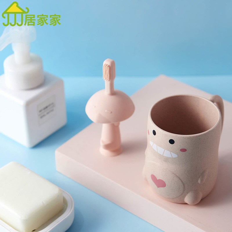 Cốc Đánh Răng Họa Tiết Hoạt Hình Xinh Xắn Dành Cho Bé