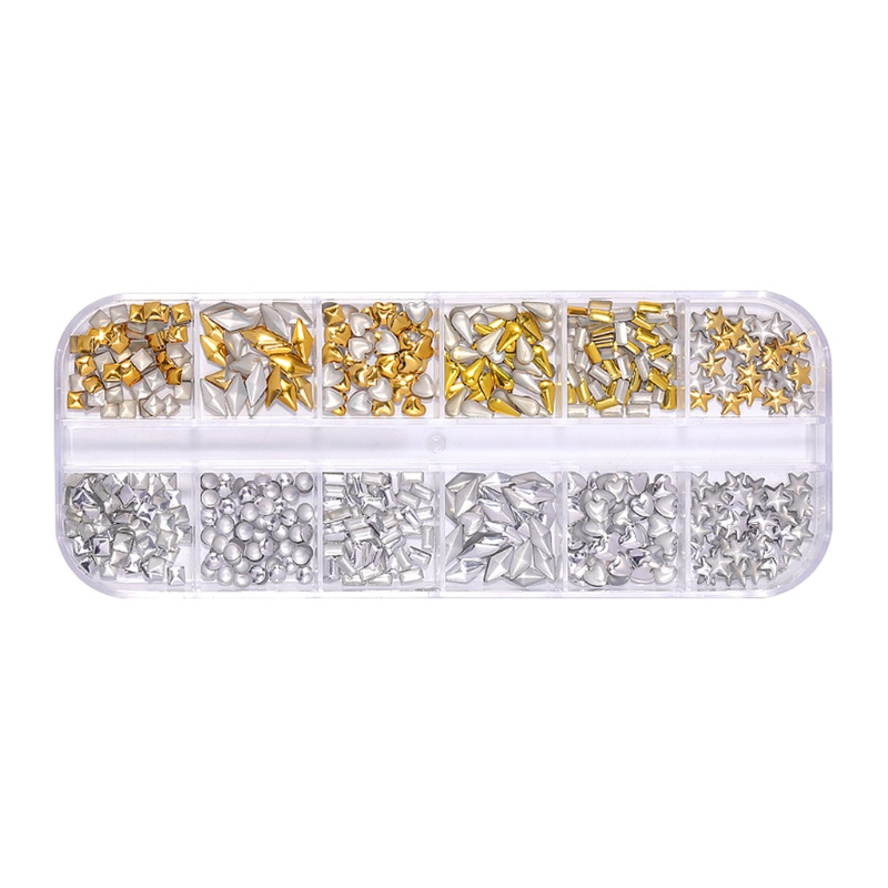Phụ Kiện Đinh Tán Đính Đá 3D Trang Trí Móng Tay Nghệ Thuật Charms