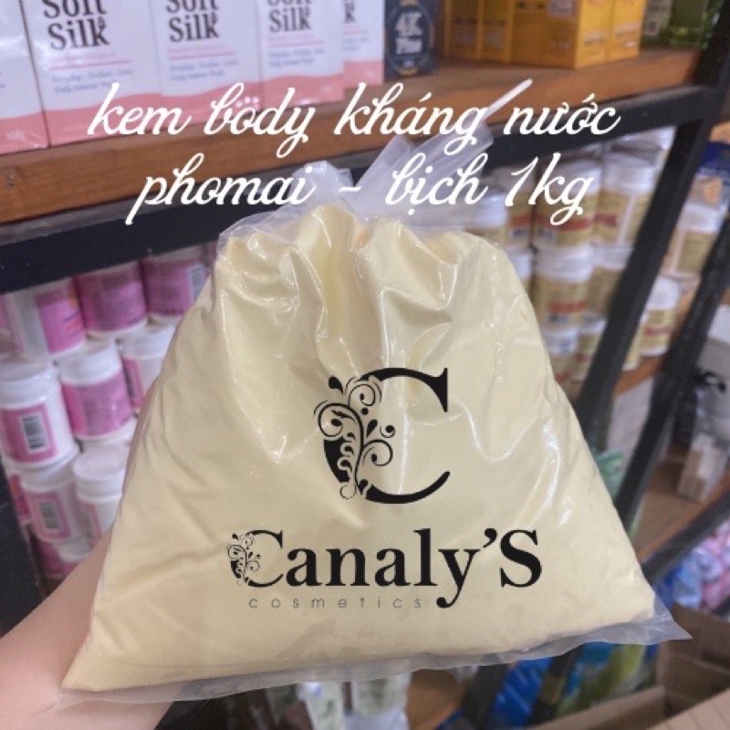 Kem body kháng nước phomai bịch 1 ký