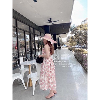 Váy maxi 2 dây dáng dài