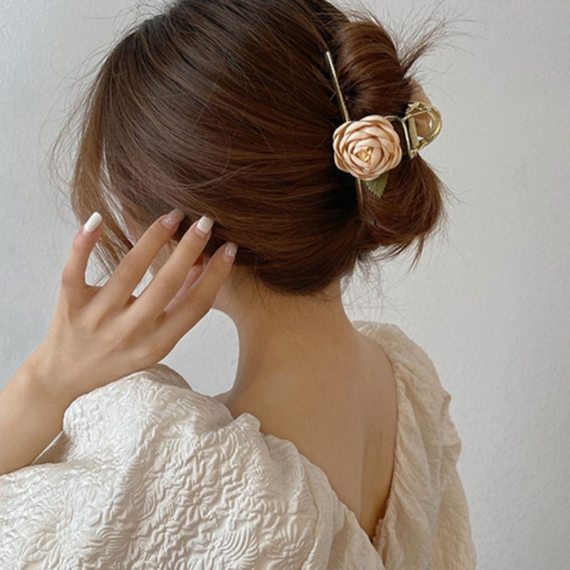 Kẹp Tóc Càng Cua Lớn Bằng Kim Loại Chắc Chắn Chống Trượt