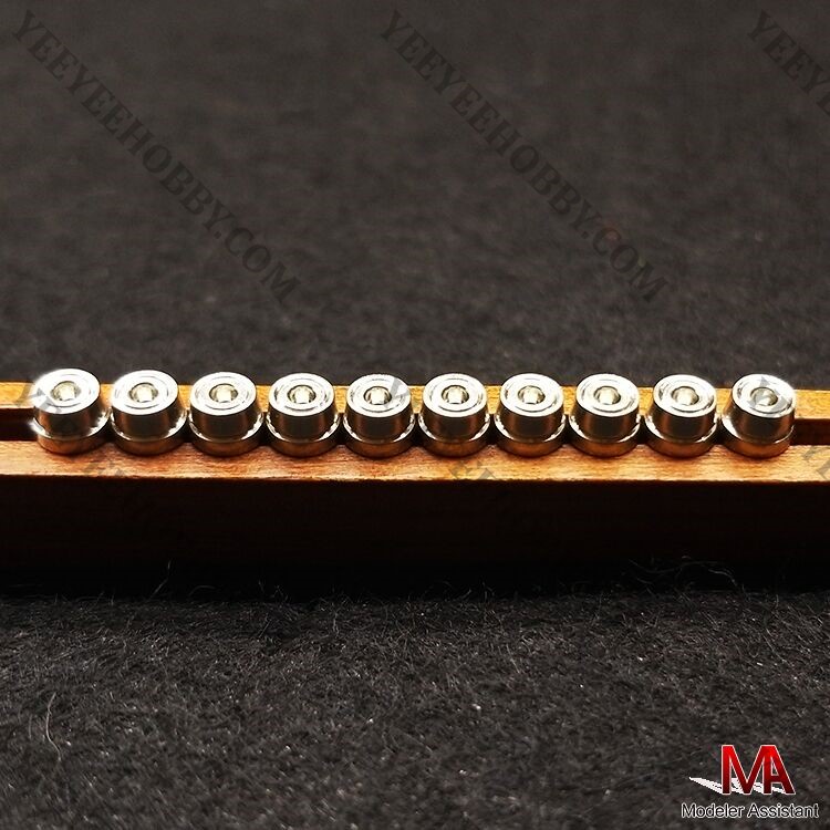 PHỤ KIỆN MOD - METAL PART - ỐC DẠNG ỐNG XẢ (10 CÁI)