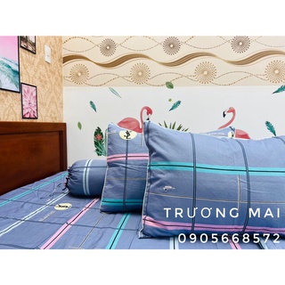 bộ Ga gối họa tiếc hoa 100% cotton Thắng Lợi