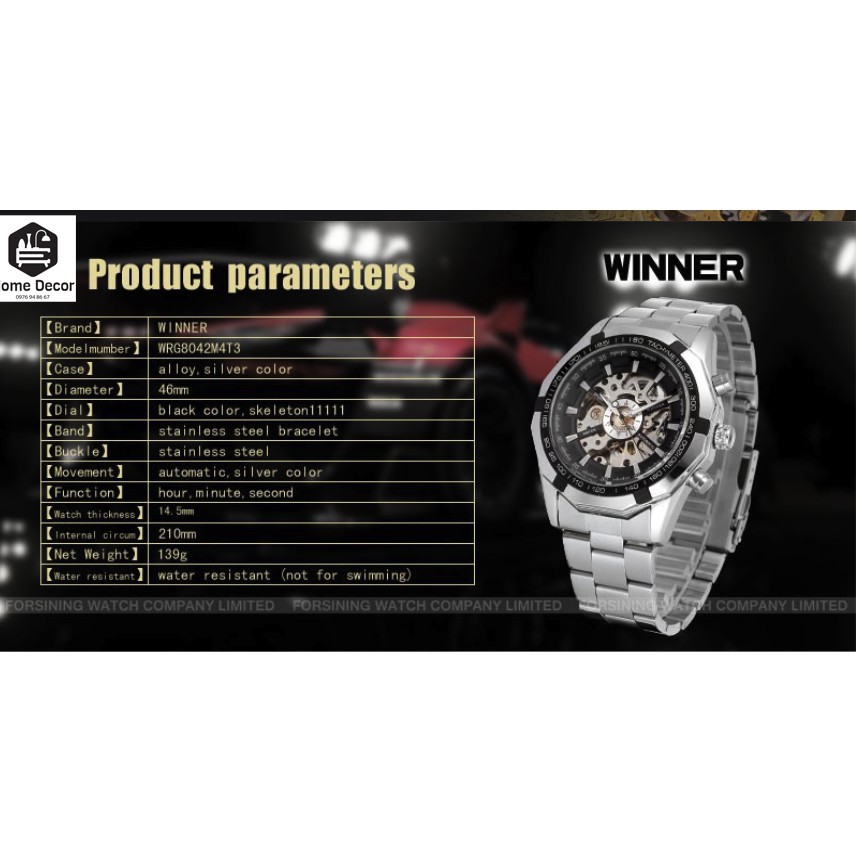 Đồng hồ nam cơ cao cấp lộ máy watch chính hãng 2020. | BigBuy360 - bigbuy360.vn