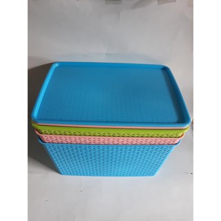 Rổ Nhựa Có Nắp Việt Nhật Size L