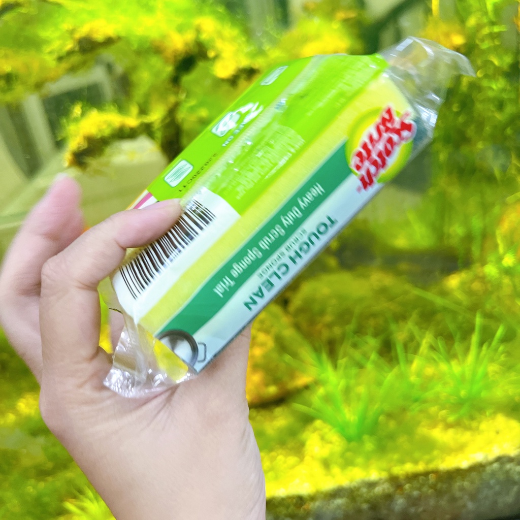 Miếng rửa chén 2 mặt siêu sạch chống trầy xước Scotch Brite 3M đa năng, 3 tác động làm sạch, độ bền cao