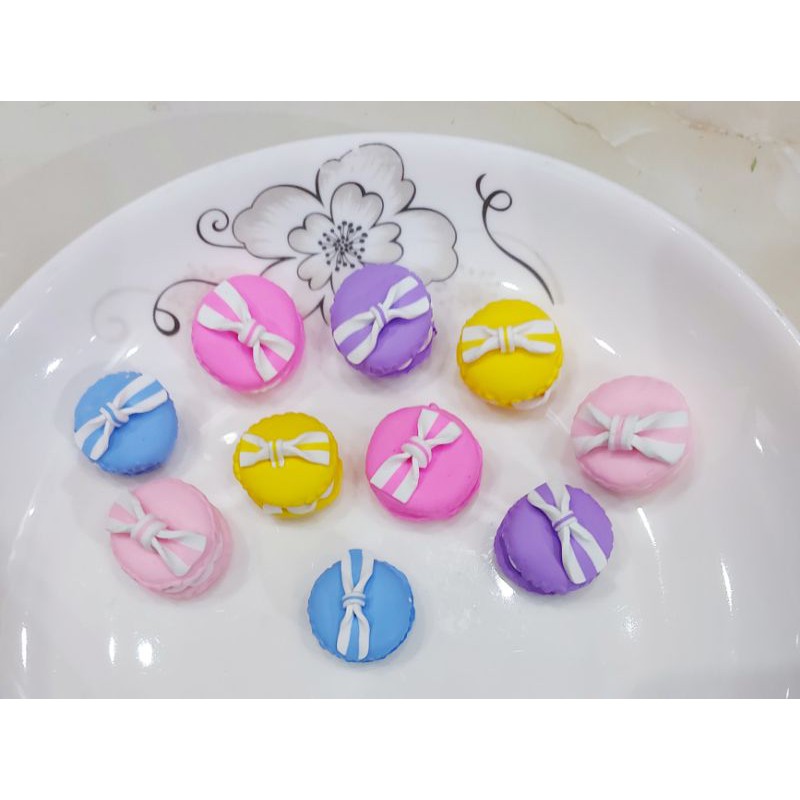 Charm Bánh Macaron trang trí Slime, mô hình chụp ảnh toru_slime