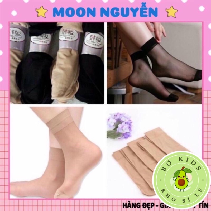 Tất Giấy Nữ Hàn Quốc Siêu Dai - Vớ Đeo Chân Thoáng Khí Thấm Hút Mồ Hôi Co Giãn Đàn Hồi Tốt Đeo Được Quanh Năm