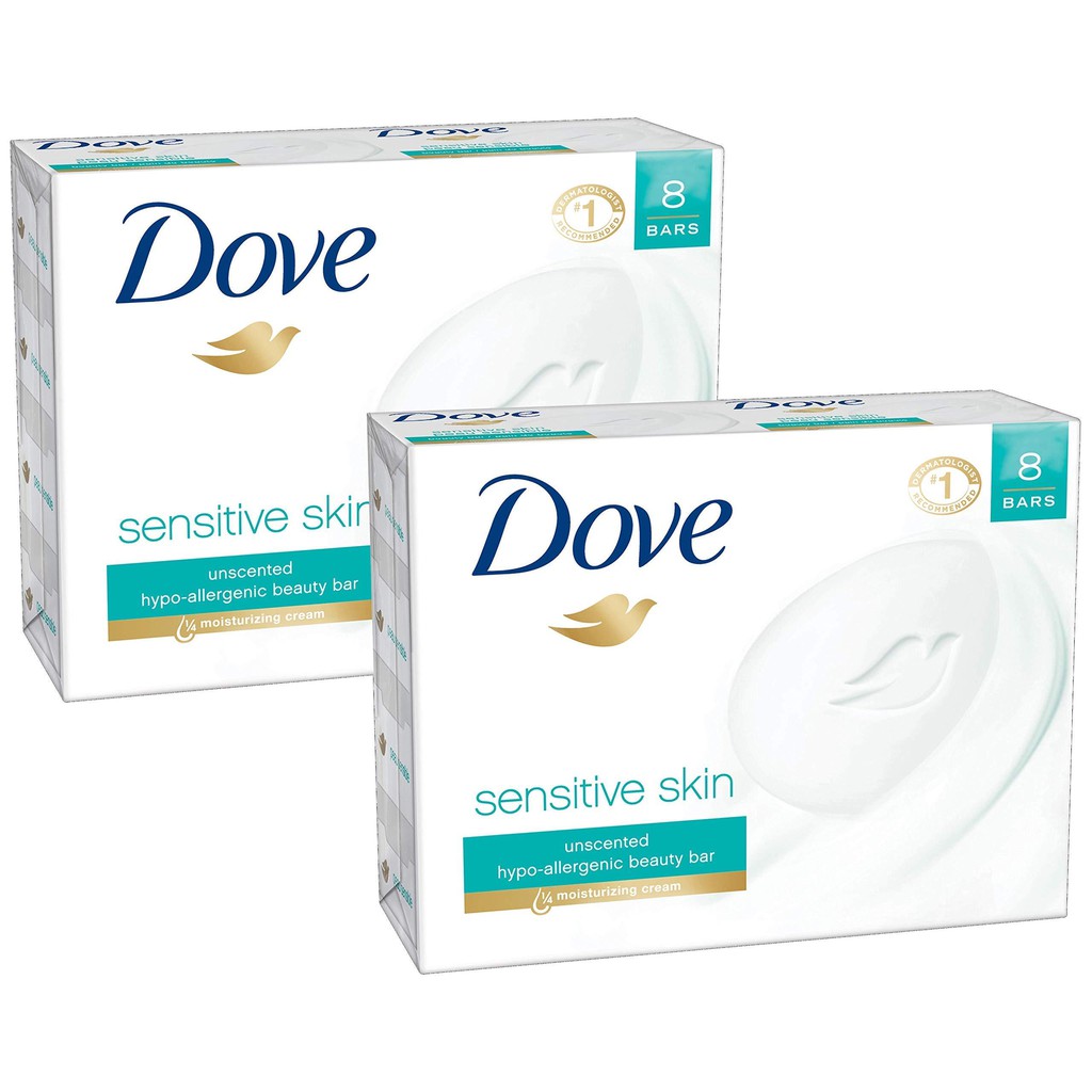 [HÀNG MỸ] XÀ BÔNG CỤC DOVE SENSITIVE - DÀNH CHO DA NHẠY CẢM