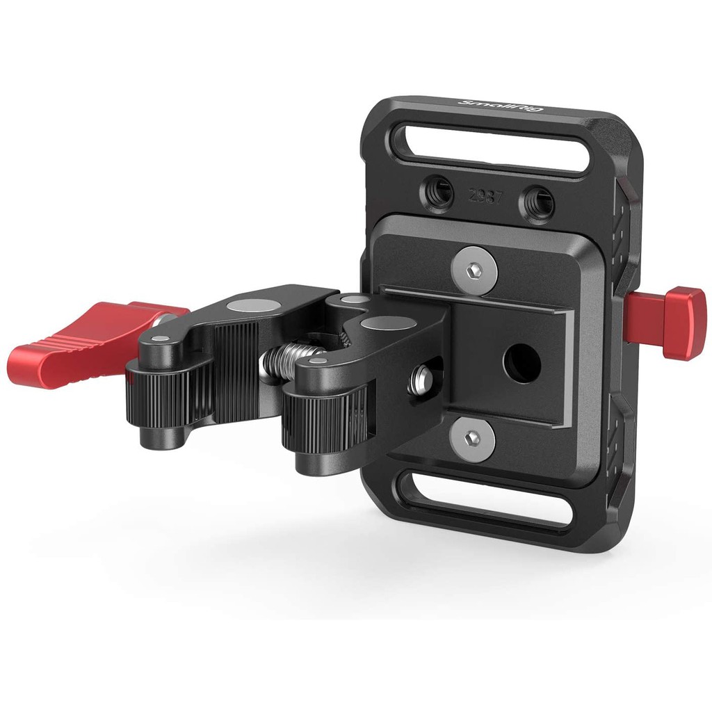 Giá đỡ Pin tích hợp Kẹp càng cua dành cho các loại Pin V Mount - SmallRig 2989