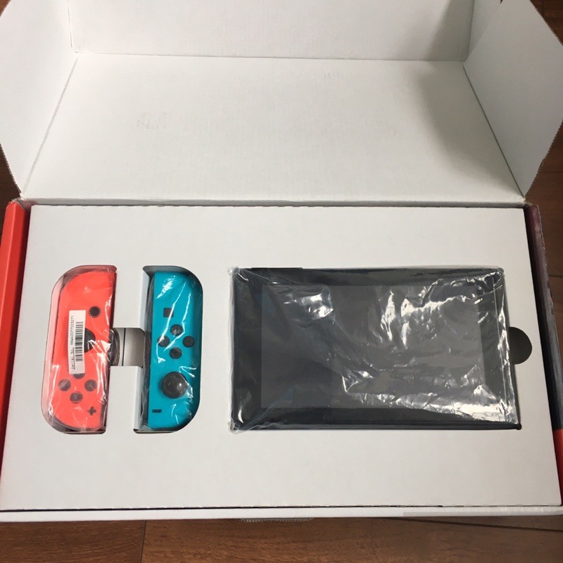 Nintendo switch v2 neon full box