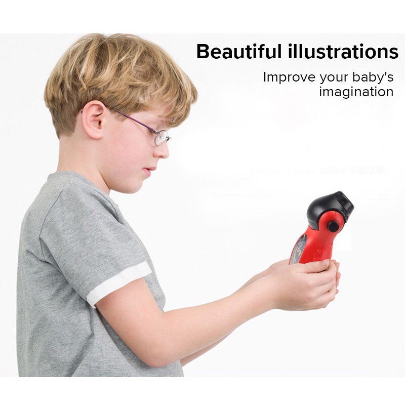 Đồ chơi đèn pin chiếu hình ZHAN QI TOYS nhiều họa tiết độc đáo dành cho bé