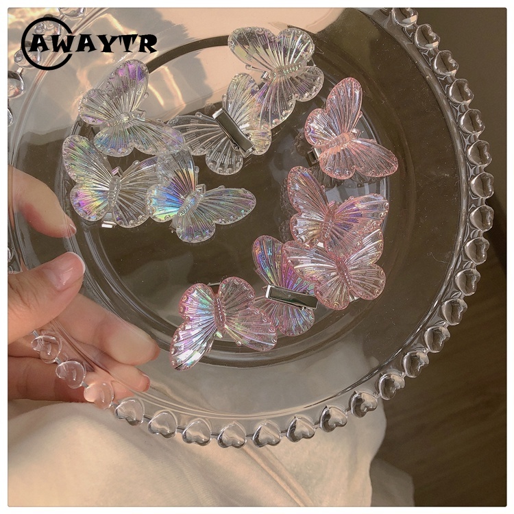 Set 5 Kẹp Tóc Hình Bướm Thời Trang Hàn Quốc Cho Nữ