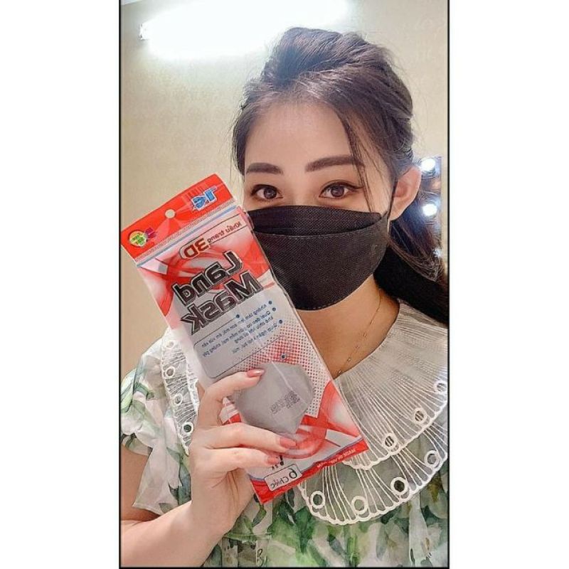 Khẩu trang KF94 3D 4 lớp LandMask chính hãng kháng khuẩn chống bụi - NinaGen