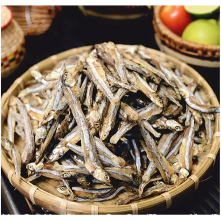 500gr Khô cá cơm- loại bình dân. phù hợp túi tiền người tiêu dùng- bao ngon-Không chứa chất bảo quản- Không tẩm màu
