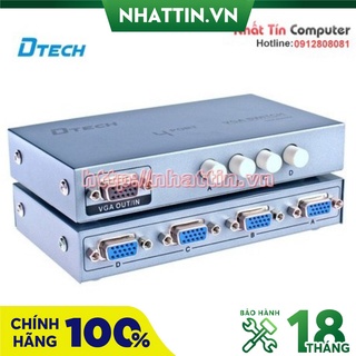 Bộ chia vga 4 vào 1 dtech
