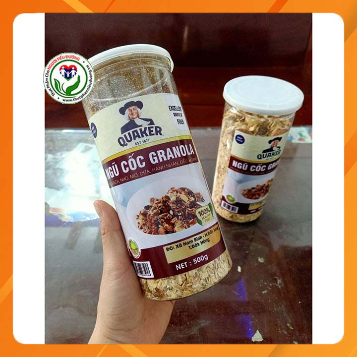 Ngũ cốc dành cho người tiểu đường, ăn kiêng Granola hộp 500g