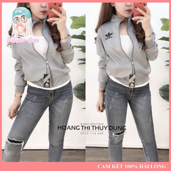 Áo Khoác Dù Adidas Chống Gió, Chống Nắng, Mang Lại Cảm Giác Thoải Mái Bubble Gum