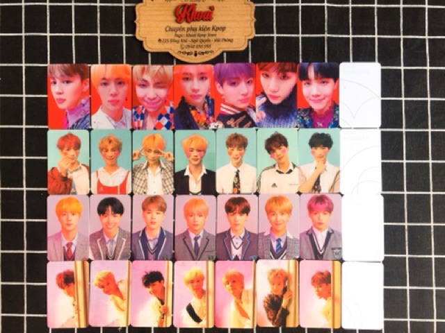 Card ảnh BTS album Love Yourself Answer (unoff)