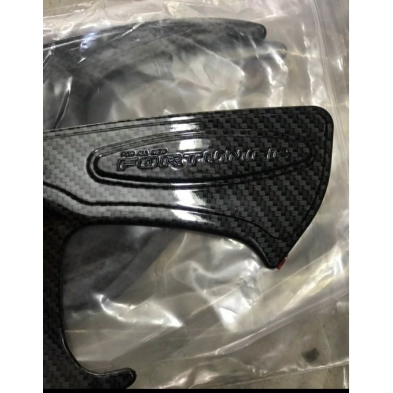 Ốp tay nắm, hõm cửa CARBON xe Fortuner 2017 2018 2019 2020 2021 vân cacbon hàng đẹp