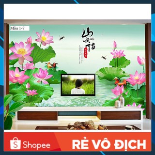 [HOT] Tranh 3D-5D-8D dán tường trang trí phòng khách (list 1) (Có kèm keo dán)