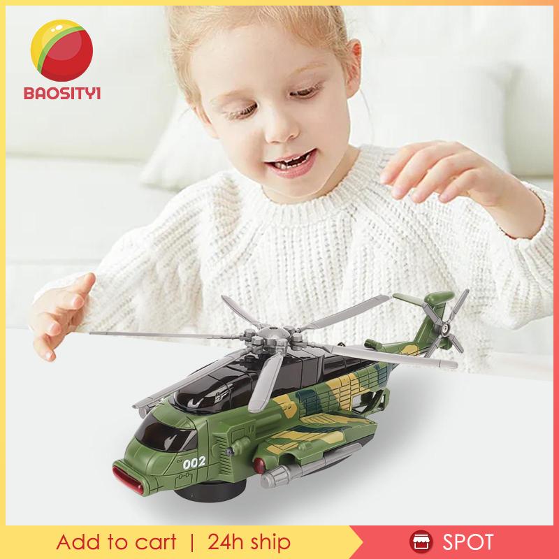 Máy Bay Trực Thăng Đồ Chơi Có Đèn Led Baosity1 Cho Bé Trai