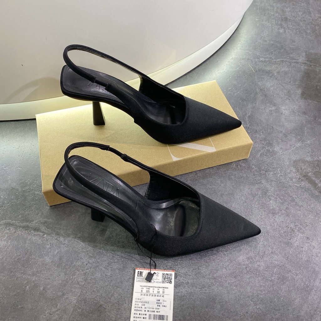 Cao gót zara basic full box