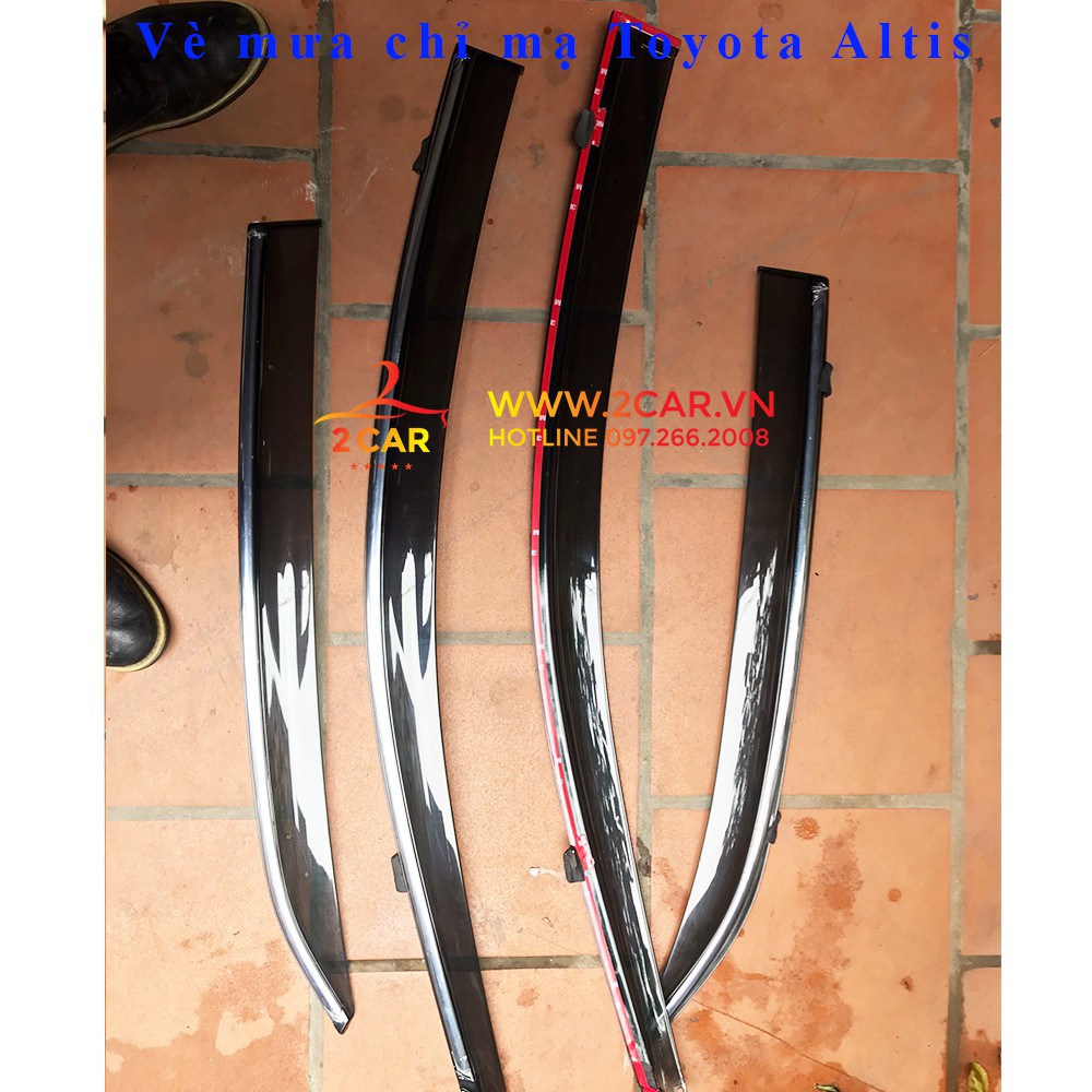 Vè che mưa Toyota Altis chỉ mạ crom 2010-2020