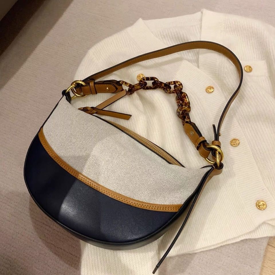 ▽ஐ☾Túi Đeo Vai Phối Dây Xích Thời Trang Dành Cho Nữ 2nd Tesla