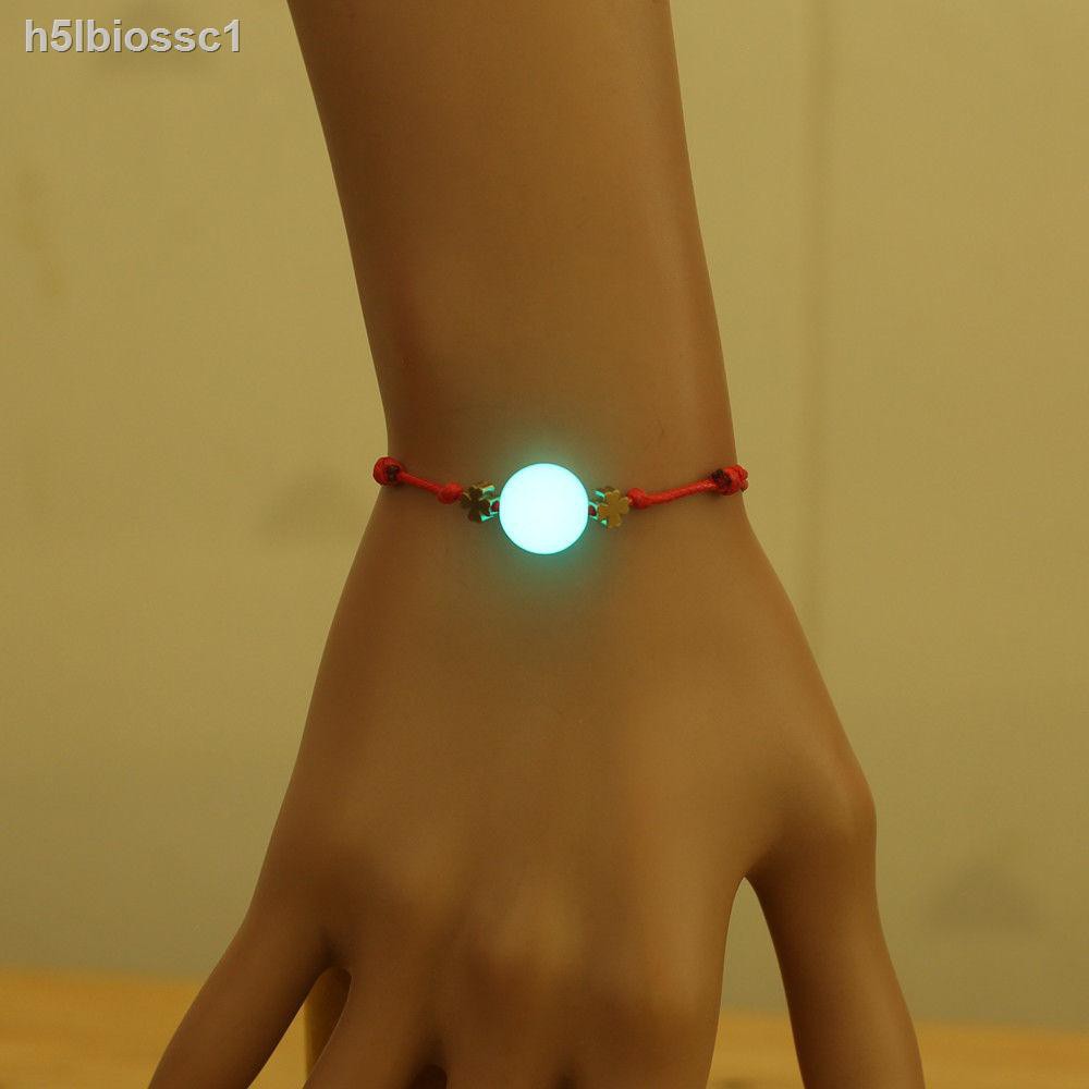 ♈♨❧Vòng tay dạ quang thời trang Hàn Quốc đá dây giản dị uốn lượn nhiều lớp đơn dễ thương bạn gái sành điệu nam hệ | BigBuy360 - bigbuy360.vn