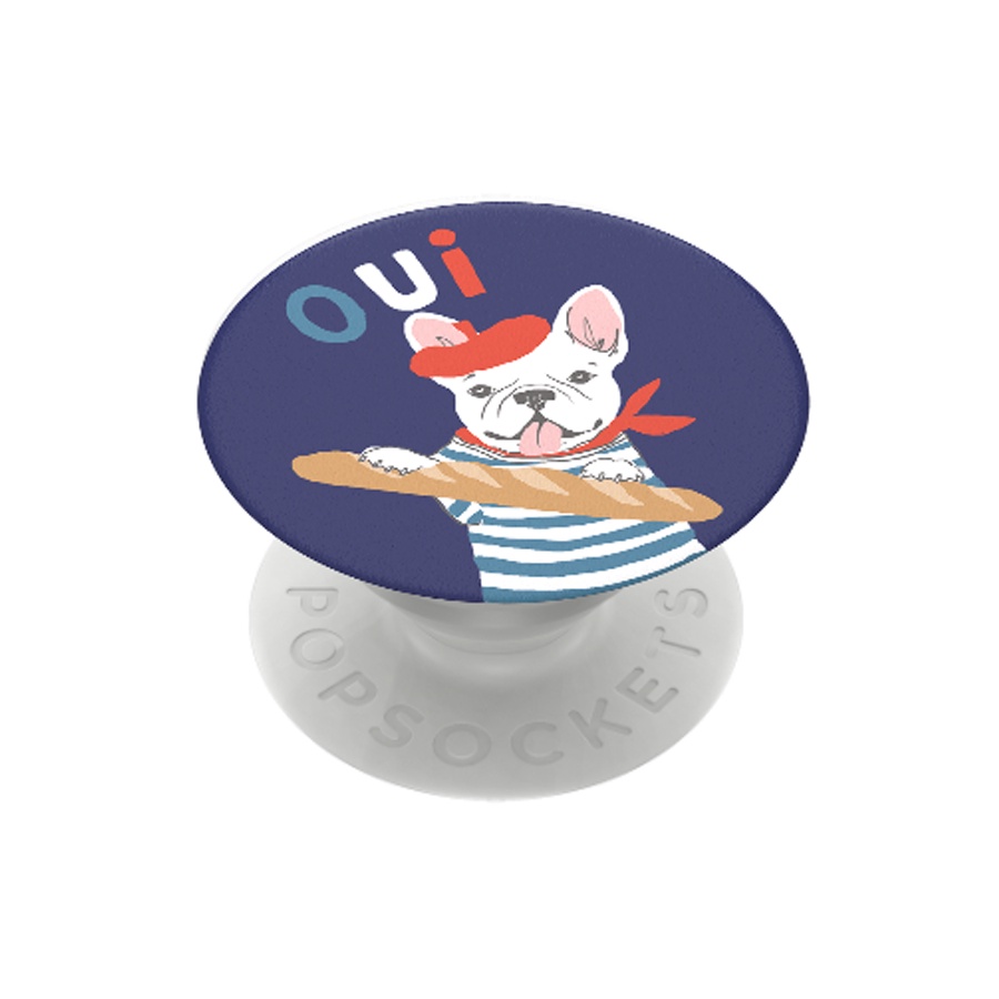 Giá đỡ điện thoại thông minh Popsockets Frenchie OW - Hàng Chính Hãng