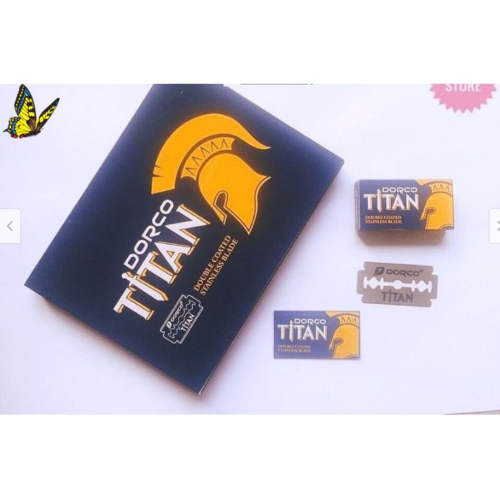 hộp nhỏ 10 lưỡi lam titan siêu bén