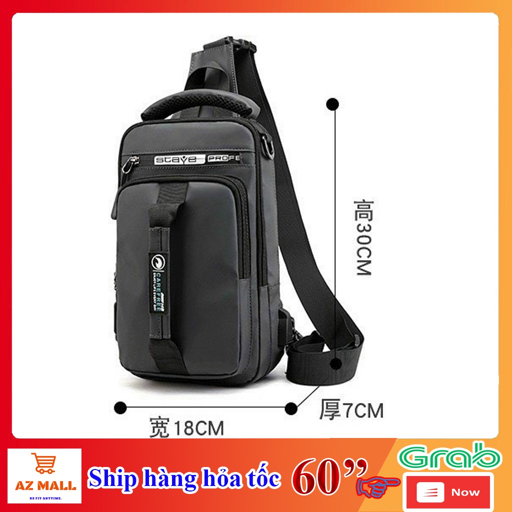 Túi Đeo Chéo Nam Kiêm Balo Thời Trang Bền Đẹp Trống Bụi Trống Nước | BigBuy360 - bigbuy360.vn