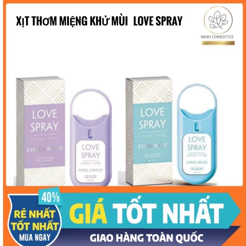 [Chính hãng] Xịt thơm miệng Qlady hai mùi