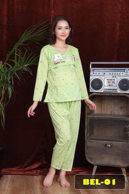Bộ bầu kết hợp mặc sau sinh cho mẹ