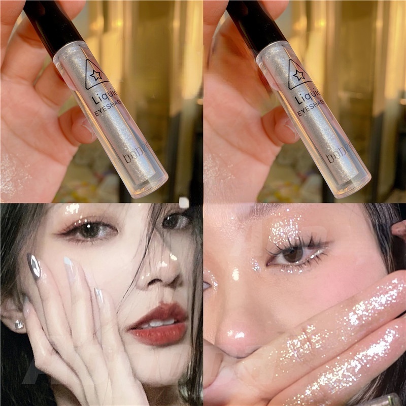 [Hàng Mới Về] Phấn Mắt Dạng Lỏng Bobeini  Dạng Lỏng Lấp Lánh Lâu Trôi