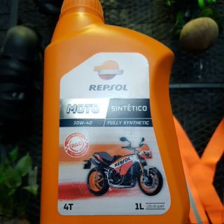 Nhớt cao cấp  Repsol Sintetico 10W40 Fully Synthetic - Xe số và Côn Tay