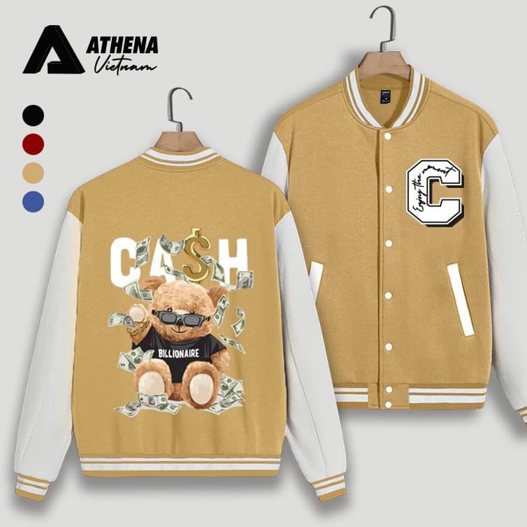 Áo KHOÁC Bomber Nỉ Fom Rộng Unisex Áo Nỉ Cardigan Trần Bông Trẻ Trung Năng Động Giá Rẻ.