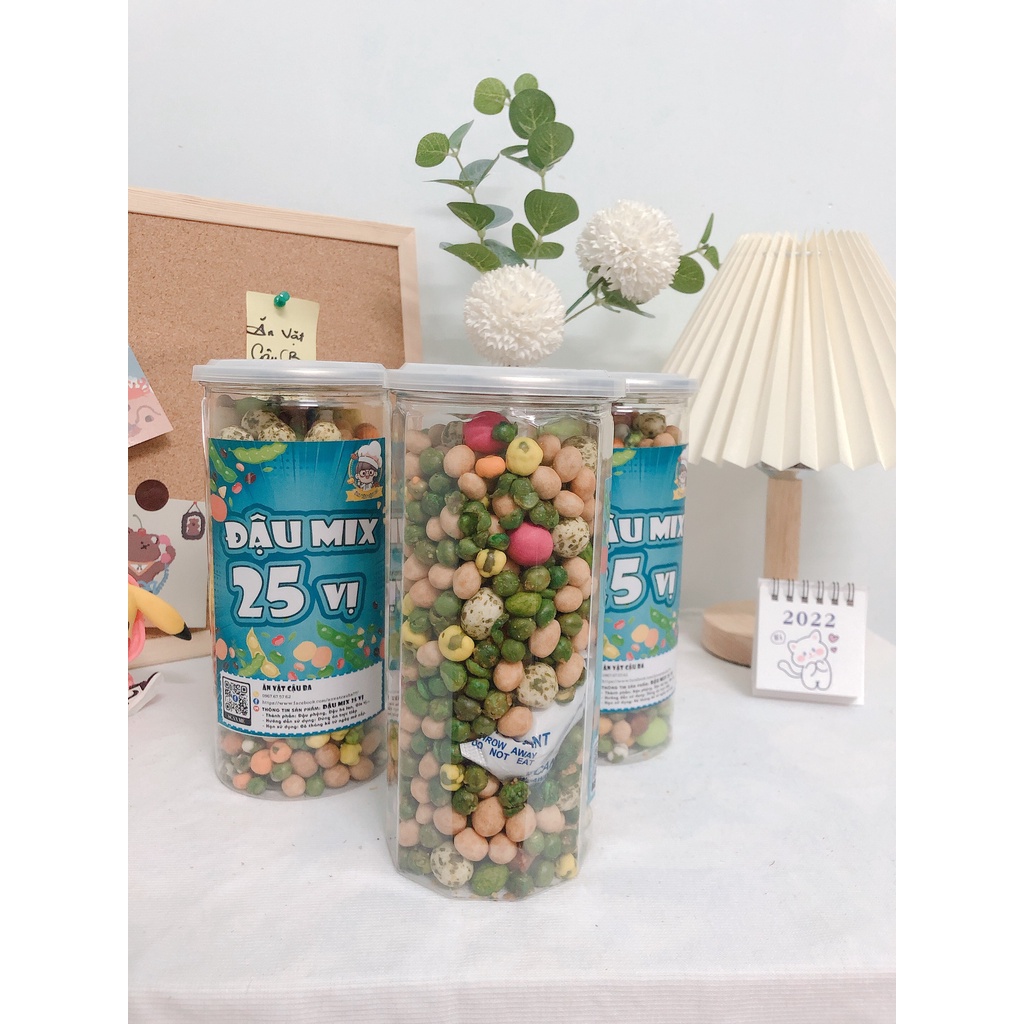 Đậu Mix 25 Vị Cực Ngon 0,5kg  | Ăn Vặt Cậu Ba |
