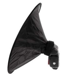 Yml3 Universal 42cm Round Studio Flash Softbox Speedlite Diffuser Reflector Strap Mới
