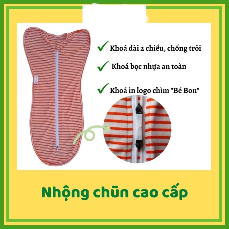 NHỘNG CHŨN QUẤN BÉ giúp bé ngủ ngon, sâu giấc, không giật mình