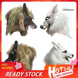 Lp ❀Mặt nạ đầu sói giả dùng hóa trang Halloween