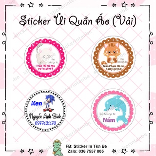Sticker ủi cho bé đi học in theo yêu cầu - thiết kế miễn phí - sticker dẻo cao su năm 2022