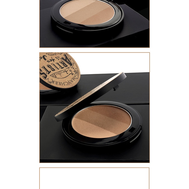 MAYCHEER Bột Sửa Chữa Ba Màu Nổi Bật Và Bóng Ba Chiều, Làm Mỏng Tấm Sửa Chữa Bóng Sáng Hàng Ngày | BigBuy360 - bigbuy360.vn